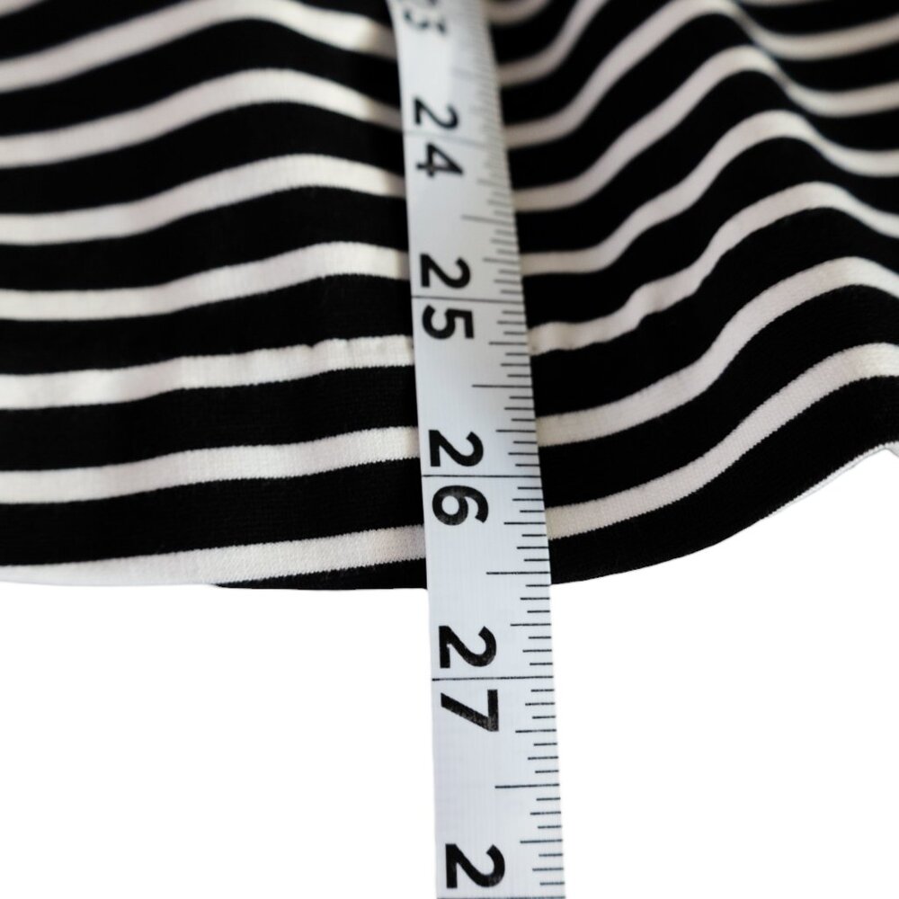 Philosophy Republic Clothing Black and White Striped Women's Blazer / Jacket - Picture 10 of 11